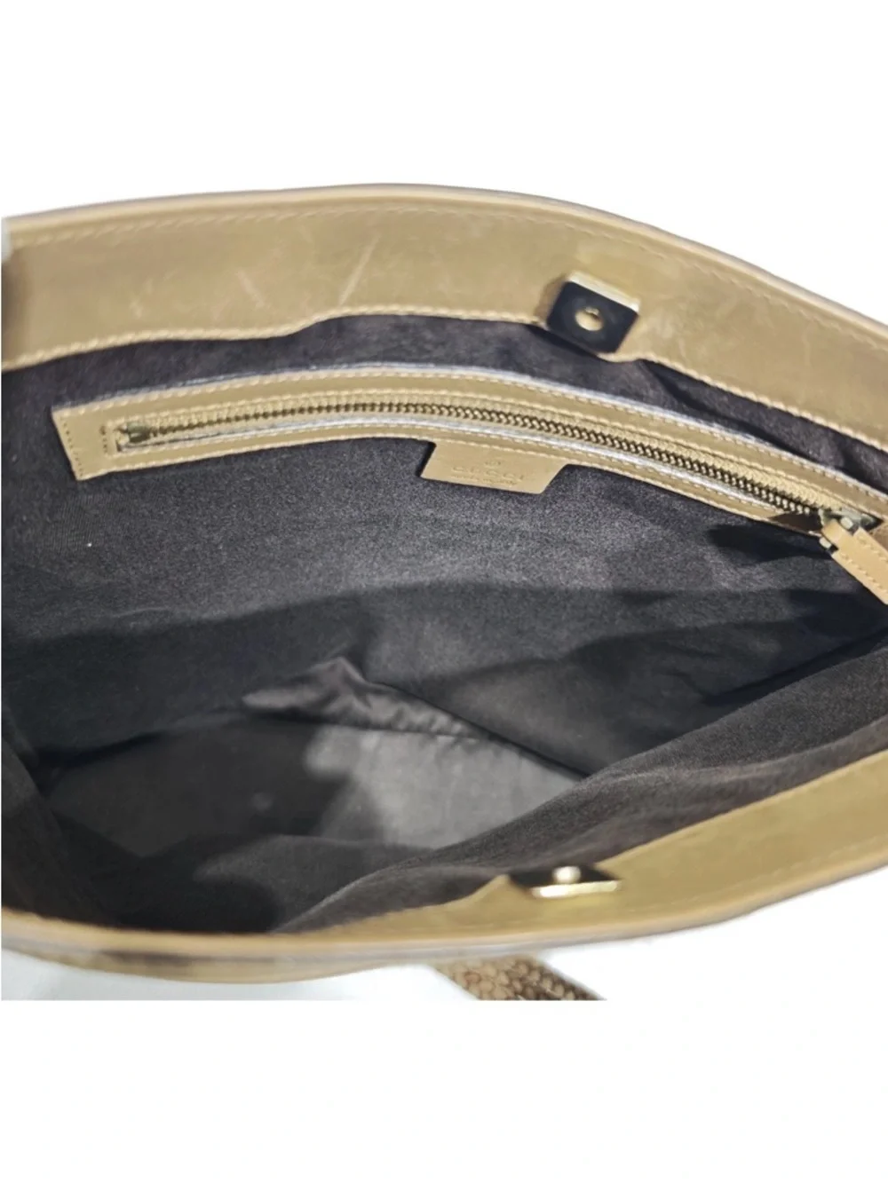 Vintage Gucci GG Canvas Braided Shoulder Bag in Very Good Condition - Picture 7 of 13